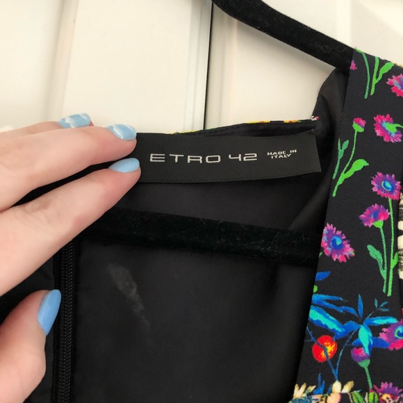 ETRO floral dress size 42 - Picture 4 of 4